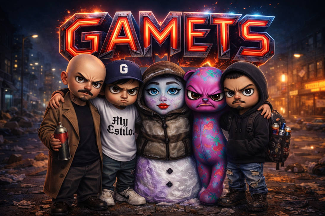 The Gamets teaming up artwork